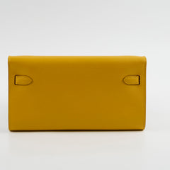 Hermes Kelly To Go Yellow Epsom  - Stamp Z