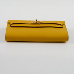 Hermes Kelly To Go Yellow Epsom  - Stamp Z