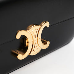 Celine Triomphe Black Shoulder Bag