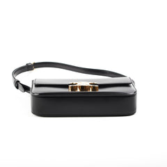 Celine Triomphe Black Shoulder Bag