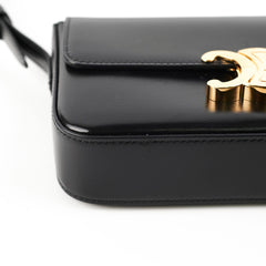 Celine Triomphe Black Shoulder Bag