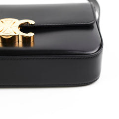 Celine Triomphe Black Shoulder Bag