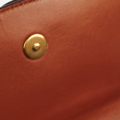 Celine Clutch On Strap Triomphe Calfskin Tan