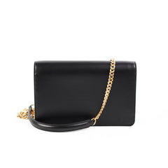 Celine Triomphe Black Wallet On Chain WOC