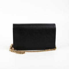 Gucci Black Wallet On Chain WOC