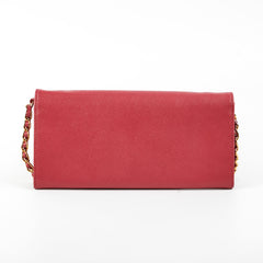 Prada Pink Long Wallet On Chain WOC