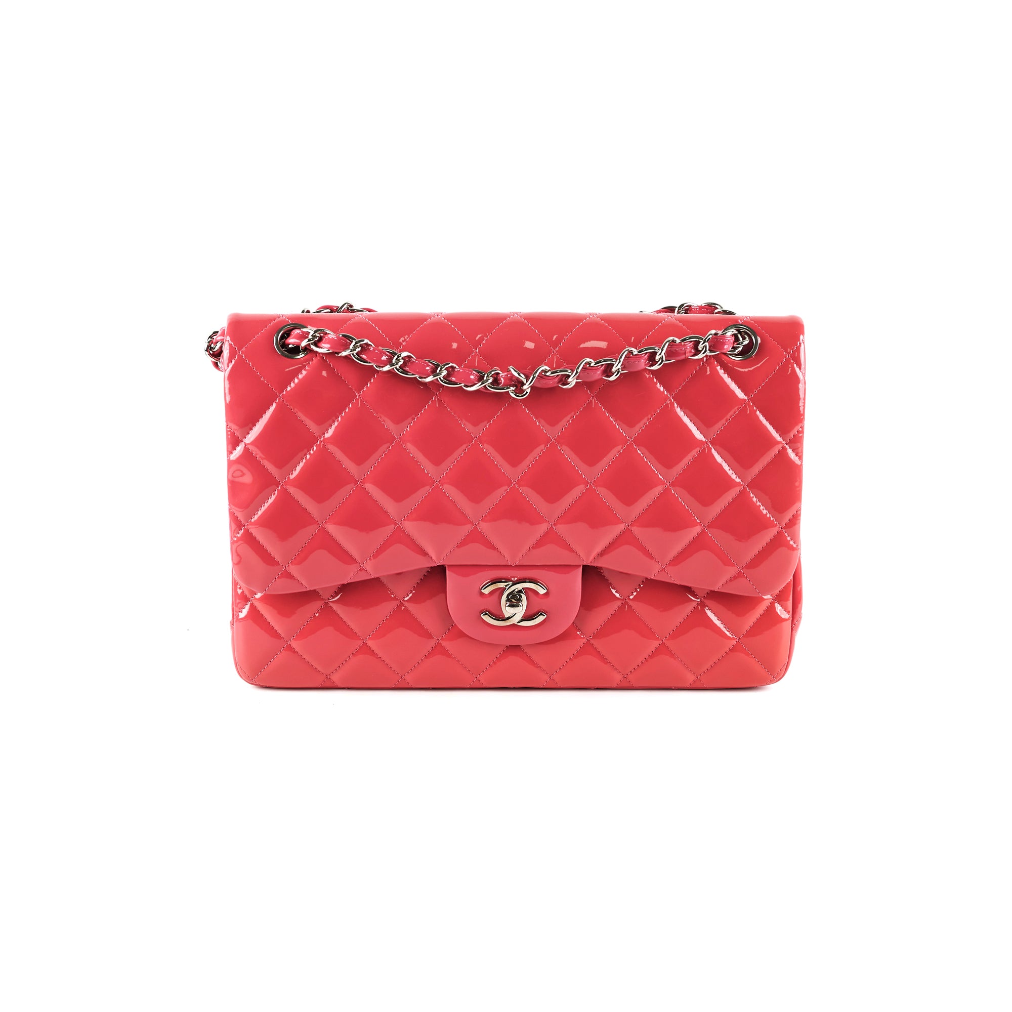 Chanel Classic Caviar Mini Pouch Coral - THE PURSE AFFAIR