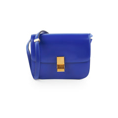 Celine Medium Royal Blue Box Crossbody Bag