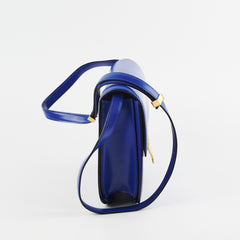 Celine Medium Royal Blue Box Crossbody Bag