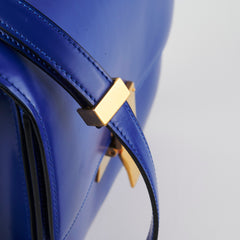 Celine Medium Royal Blue Box Crossbody Bag