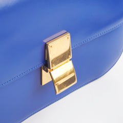 Celine Medium Royal Blue Box Crossbody Bag