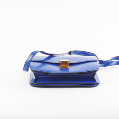 Celine Medium Royal Blue Box Crossbody Bag