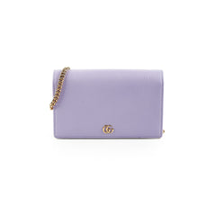 Gucci Marmont GG Wallet on Chain WOC Lilac/Yellow