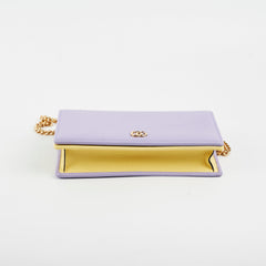 Gucci Marmont GG Wallet on Chain WOC Lilac/Yellow