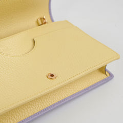 Gucci Marmont GG Wallet on Chain WOC Lilac/Yellow