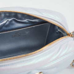 Gucci Marmont Camera Bag Iridescent Blue Small