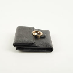 Gucci GG Logo Black Fold Wallet