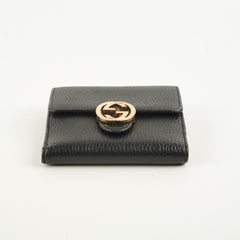 Gucci GG Logo Black Fold Wallet