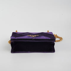 Prada Velvet Purple Crossbody