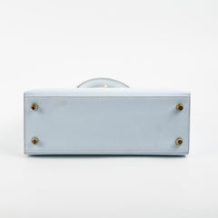 Hermes Kelly 25 Blue Brume GHW Epsom - Y Stamp