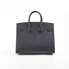 Hermes Birkin 25 Sellier Epsom Noir - U Stamp