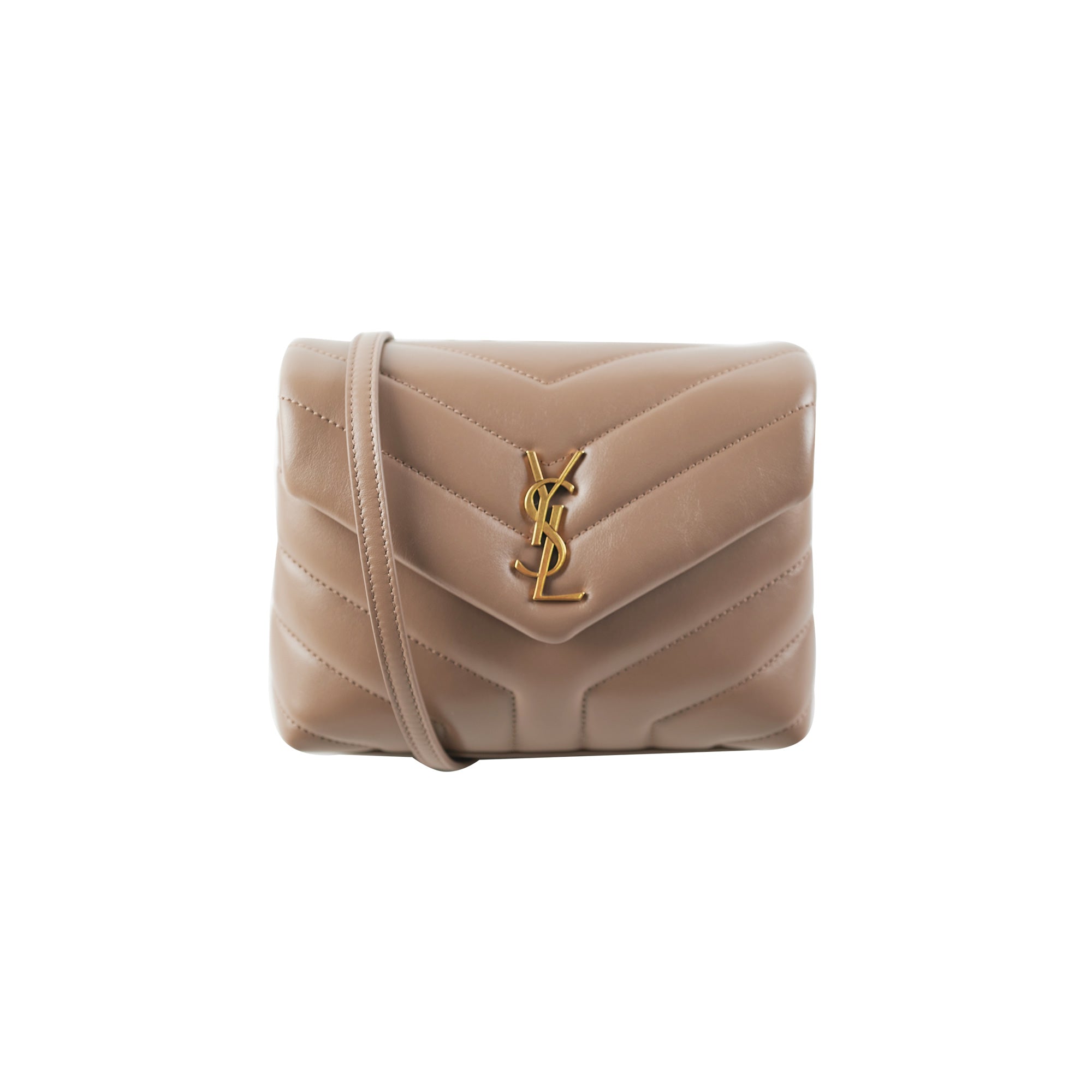 Saint Laurent Small Lou Lou Beige - THE PURSE AFFAIR