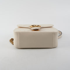 Gucci GG Marmont Mini Top Handle White