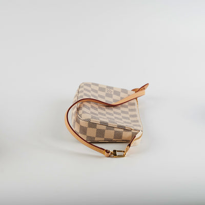 Louis Vuitton Pochette Damier Azur Shoulder Bag - THE PURSE AFFAIR