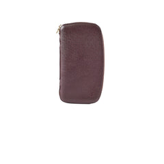 Louis Vuitton Leather Passport Holder Dark Brown