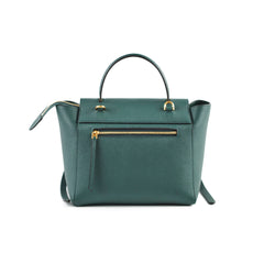 Celine Micro Belt Dark Green Shoulder Bag