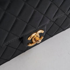 Chanel Pearl Flap Black