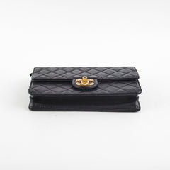 Chanel Pearl Flap Black