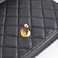 Chanel Pearl Flap Black