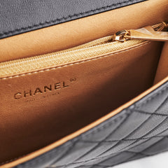 Chanel Pearl Flap Black