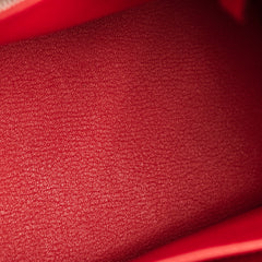 Hermes Birkin 30 Red Clemence- Q Square Stamp