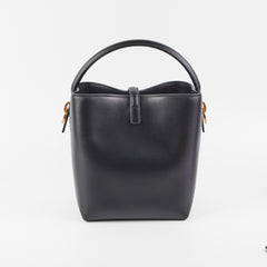 Saint Laurent 37 Small Black Bucket Bag