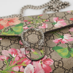 Gucci Blooms Dionysus Chain Wallet WOC Crossbody Bag