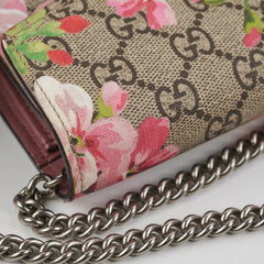 Gucci Blooms Dionysus Chain Wallet WOC Crossbody Bag