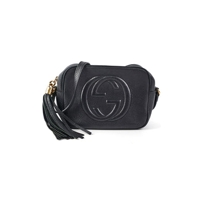 Gucci Soho Disco Crossbody Bag Black - THE PURSE AFFAIR