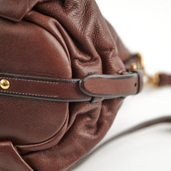 Prada Leather Brown Soft Tote Bag