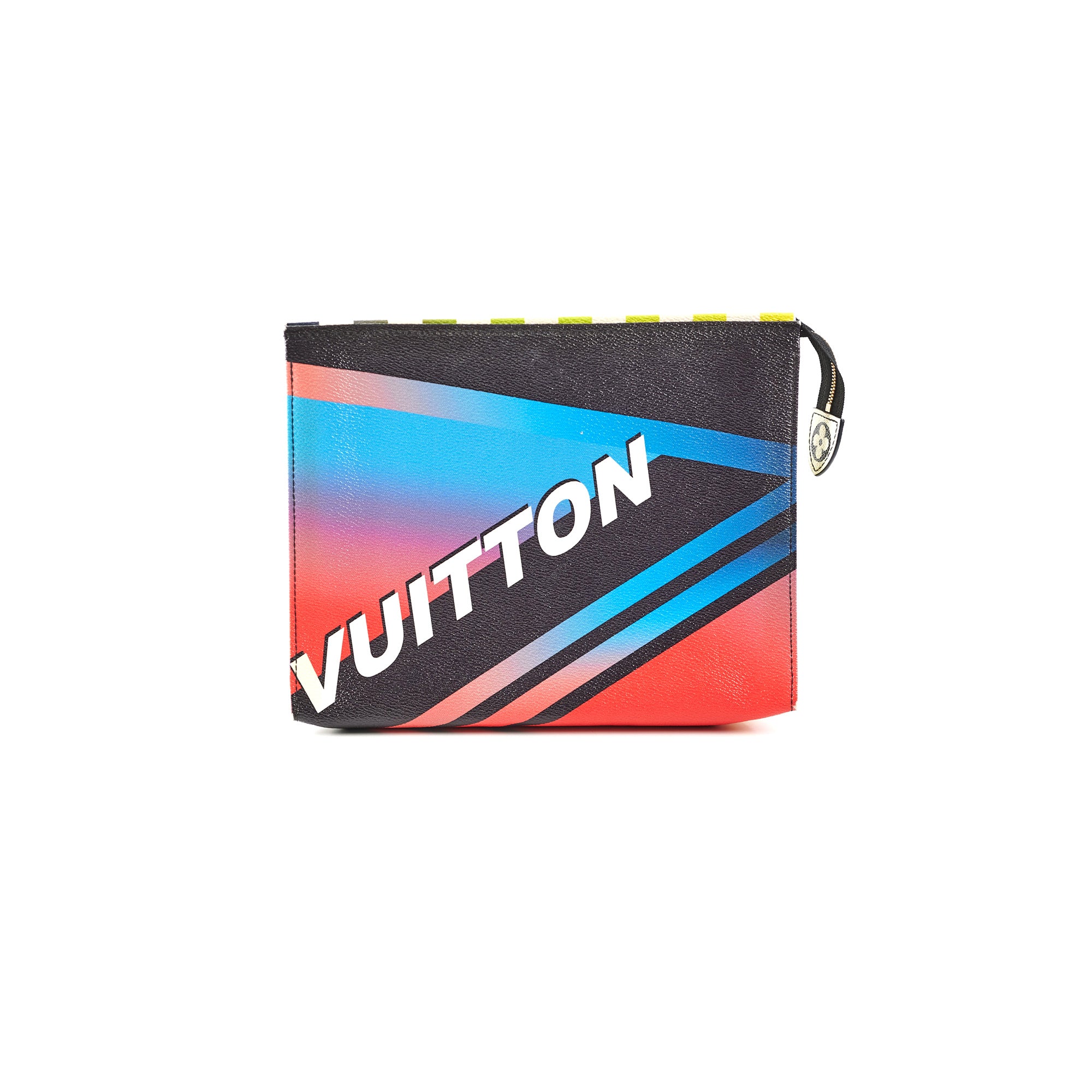 Louis Vuitton Limited Edition Damier Race Toiletry Pouch 26 Blue
