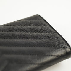 Saint Laurent Cassandre Matelasse Black Wallet