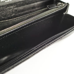 Saint Laurent Cassandre Matelasse Black Wallet