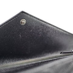 Saint Laurent Cassandre Matelasse Black Wallet