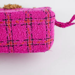 Chanel Seasonal Pink Tweed Shoulder Bag