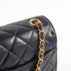 Chanel Seasonal Square Black Goat Skin Microchipped 2022