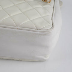 Chanel Vintage White Tote Bag