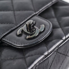 Chanel Mini Square Calfskin So Black