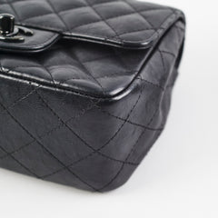 Chanel Mini Square Calfskin So Black