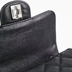 Chanel Mini Square Calfskin So Black